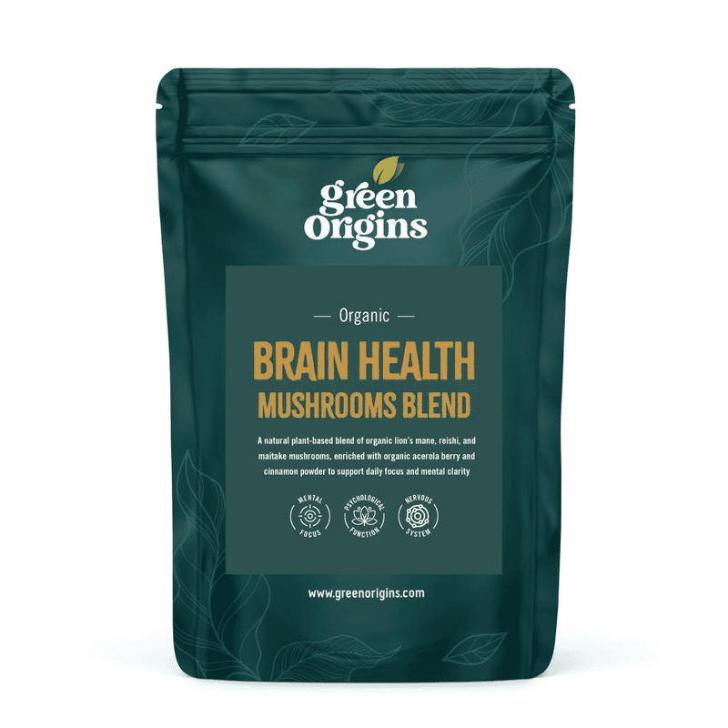 Green Origins Organic Brain Health Mushrooms Blend 100g