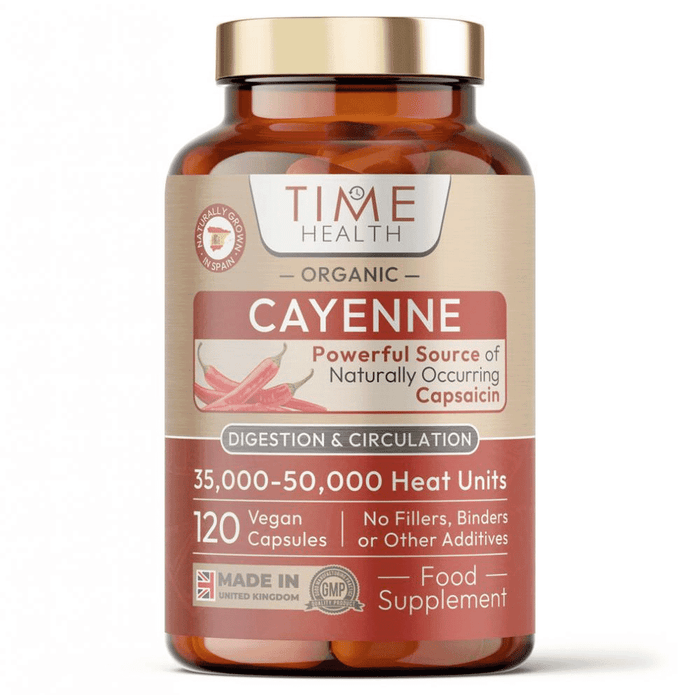 Time Health Organic Cayenne 120s