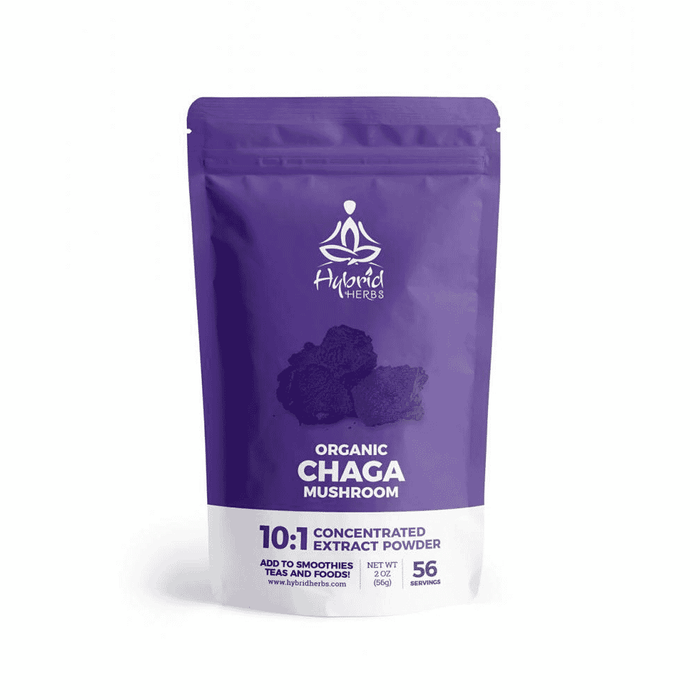 Hybrid Herbs Organic Chaga Mushroom 56g