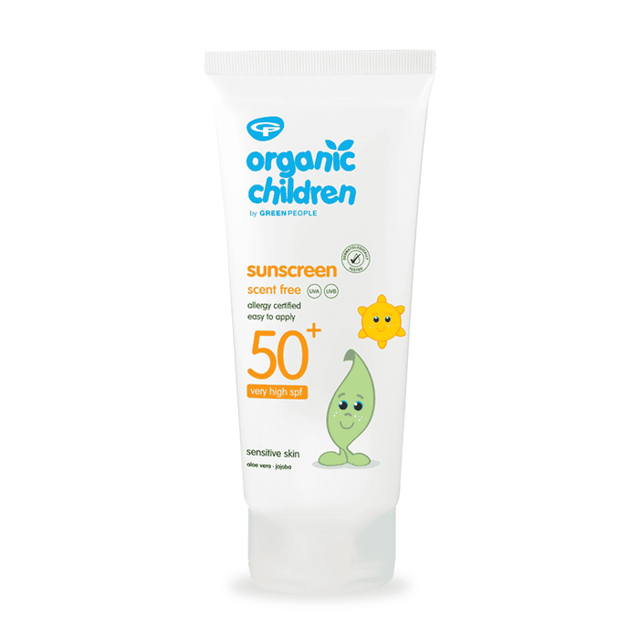 Green People Organic Children Scent Free Sunscreen SPF50+ 150ml