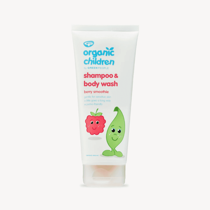 Green People Organic Children Shampoo & Body Wash Berry Smoothie 200ml