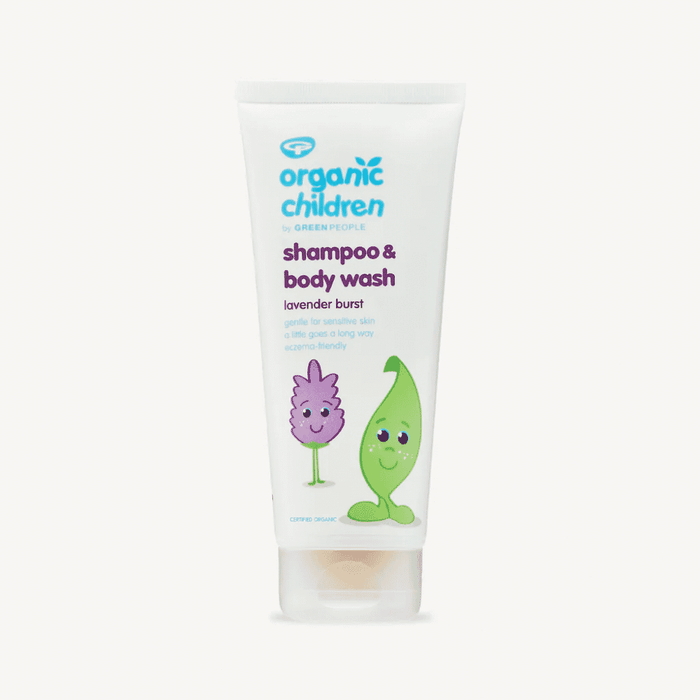 Green People Organic Children Shampoo & Body Wash Lavender Burst 200ml