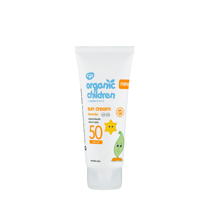 Green People Organic Children Sun Cream Lavender 50SPF 100ml