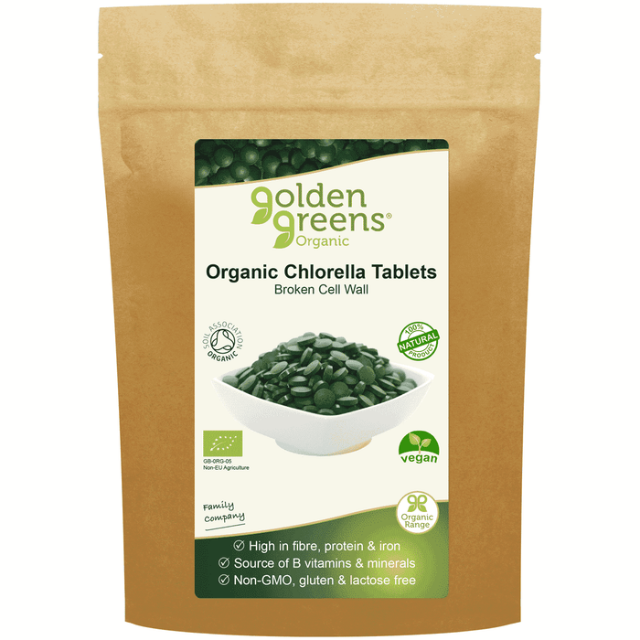 Golden Greens (Greens Organic) Organic Chlorella Tablets 120s