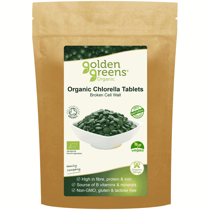 Golden Greens (Greens Organic) Organic Chlorella Tablets 450s