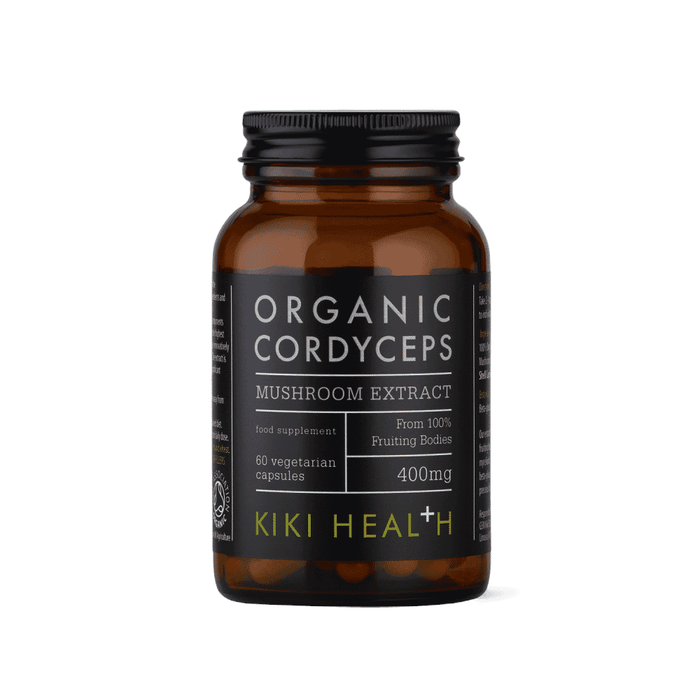 Kiki Health Organic Cordyceps Mushroom Extract Capsules 60s