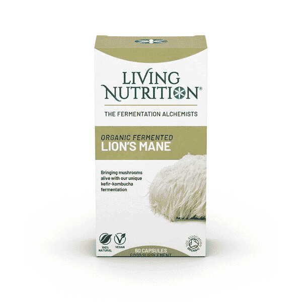 Living Nutrition Organic Fermented Lion's Mane 60s