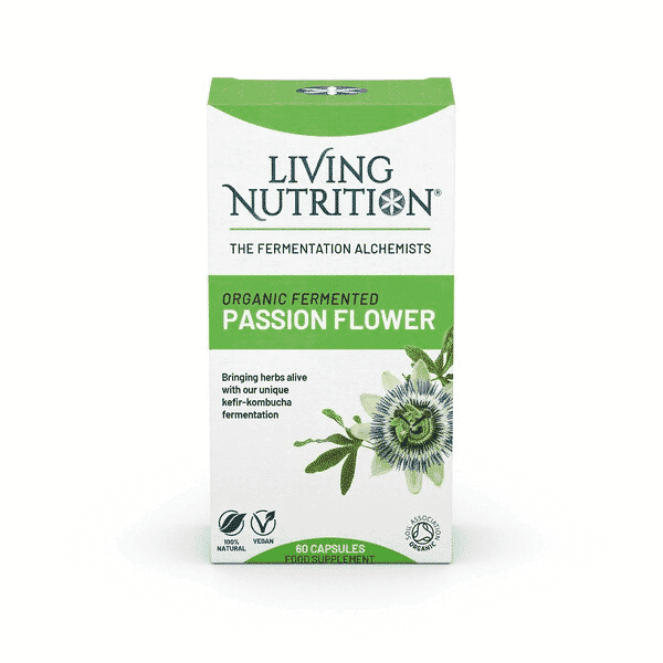 Living Nutrition Organic Fermented Passion Flower 60s