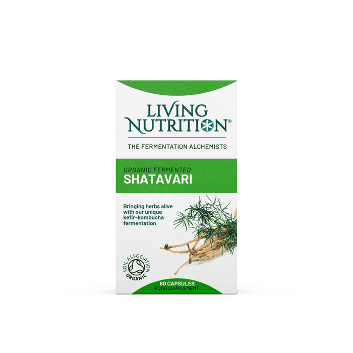Living Nutrition Organic Fermented Shatavari 60s