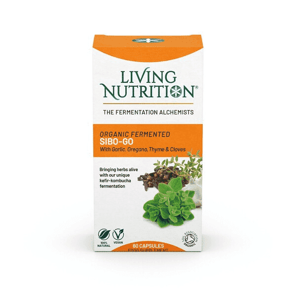 Living Nutrition Organic Fermented SIBO-Go 60s
