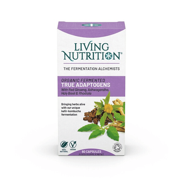Living Nutrition Organic Fermented True Adaptogens 60s