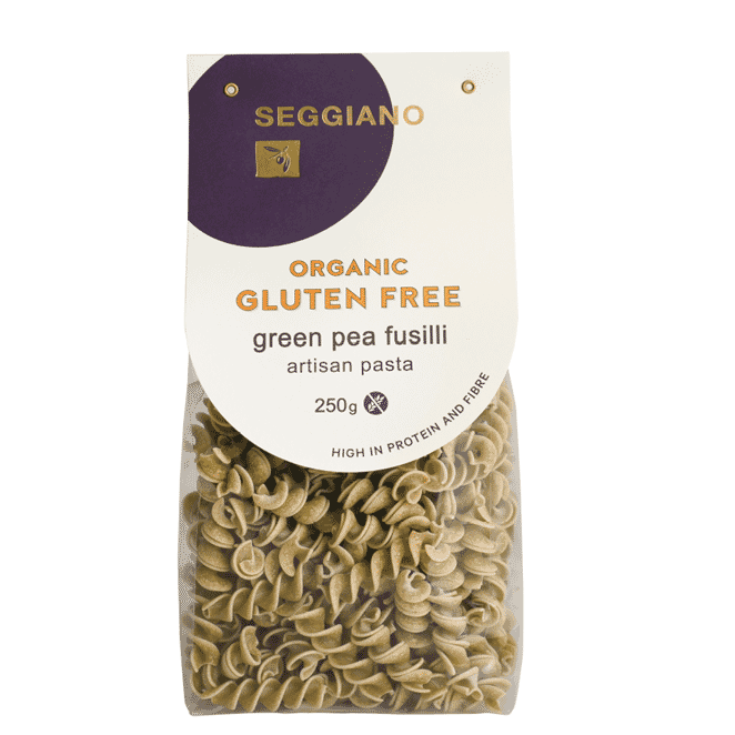 Seggiano Organic Gluten Free Green Pea Fusilli 250g