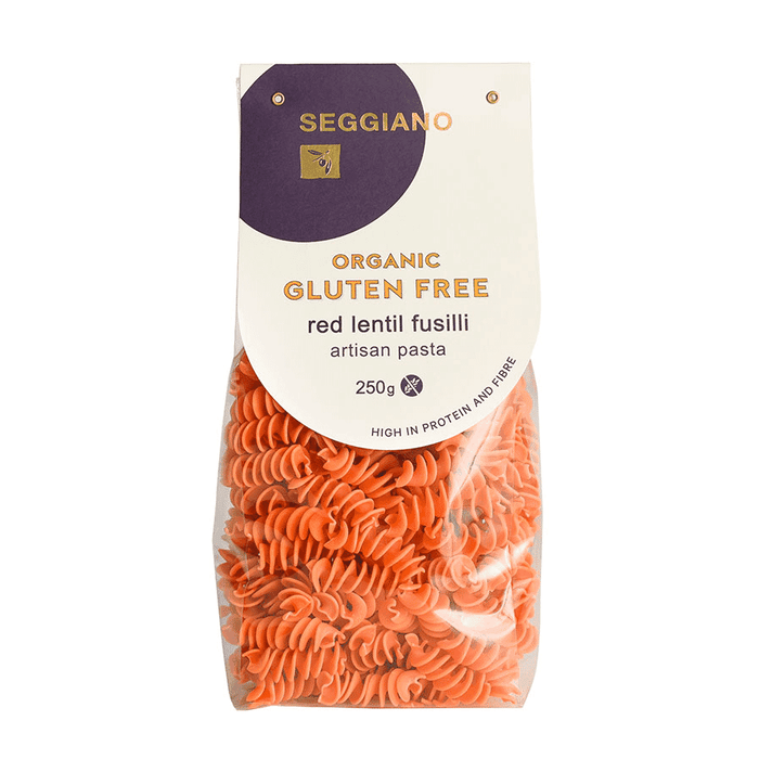 Seggiano Organic Gluten Free Red Lentil Fusilli 250g