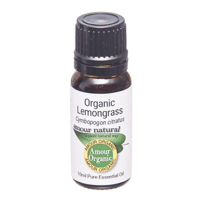 Amour Natural Organic Lemongrass Pure Essential Oil 10ml