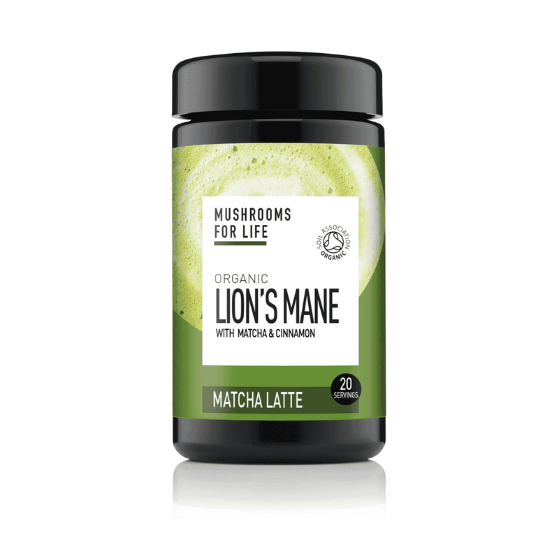 Mushrooms For Life Organic Lion’s Mane Matcha Latte 110g