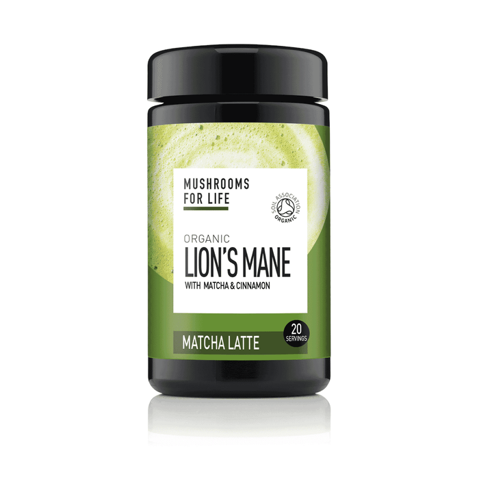 Mushrooms For Life Organic Lion’s Mane Matcha Latte 110g