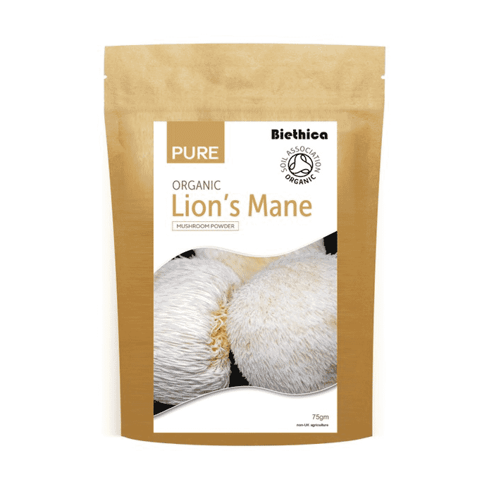 Biethica Organic Lion's Mane Mushroom Powder 75g