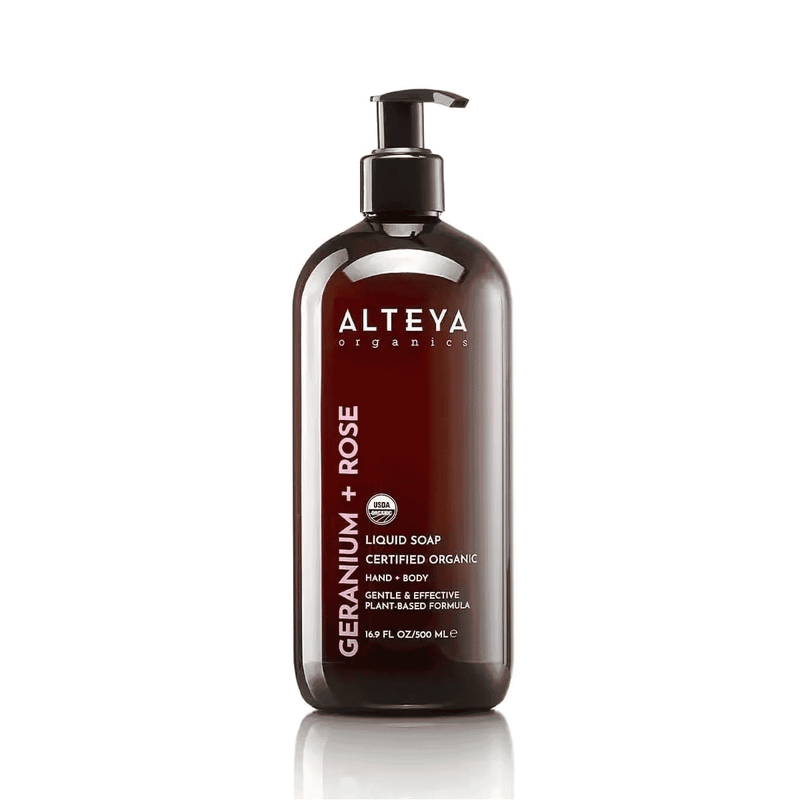 Alteya Organic Liquid Soap Geranium Rose 500ml