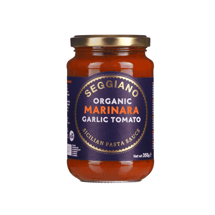 Seggiano Organic Marinara Garlic Tomato Sicilian Pasta Sauce 350g