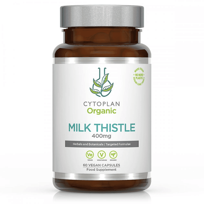 Cytoplan Organic Milk Thistle 400mg 60s