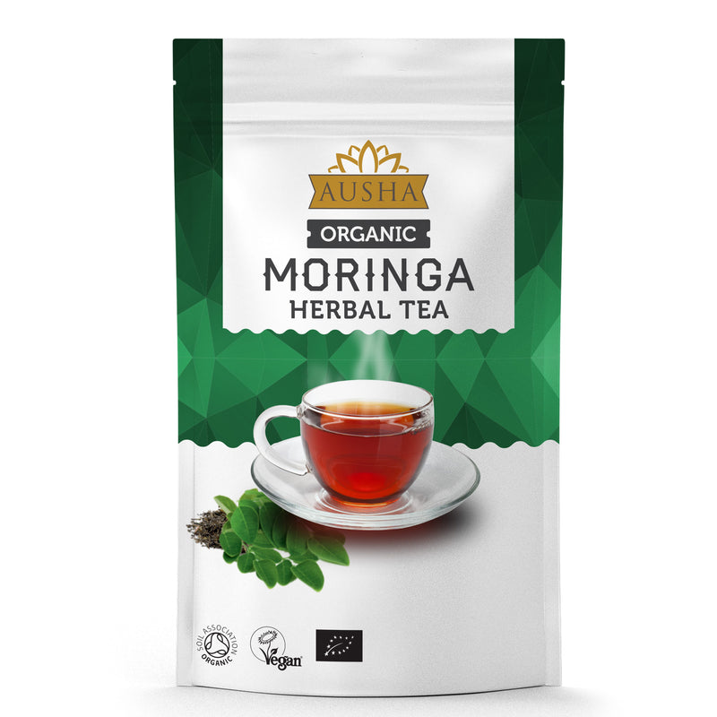 Ausha Organic Moringa Herbal Infusion 100g