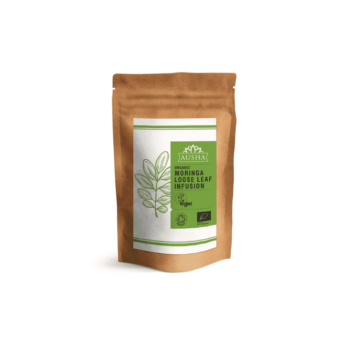 Ausha Organic Moringa Herbal Infusion 100g