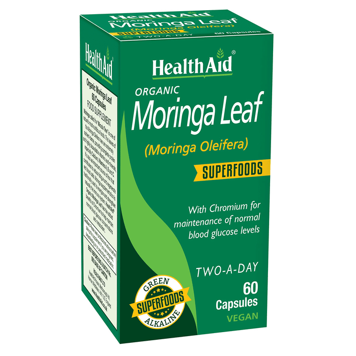 Health Aid Organic Moringa Leaf 60s