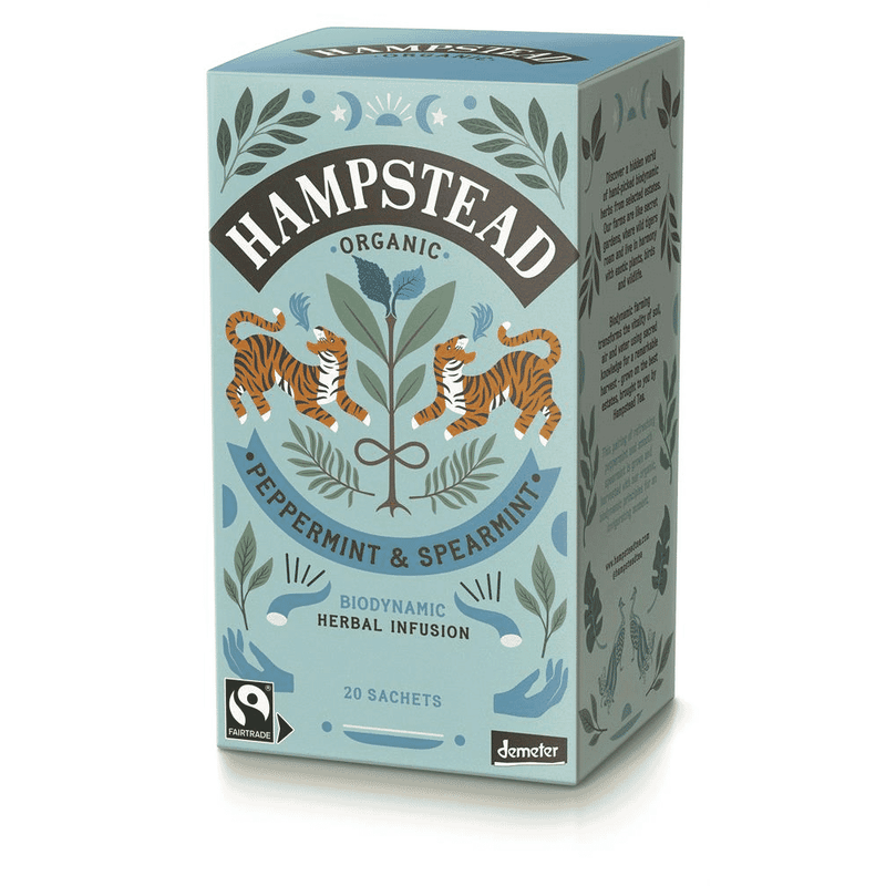 Hampstead Tea Organic Peppermint & Spearmint Tea 20s
