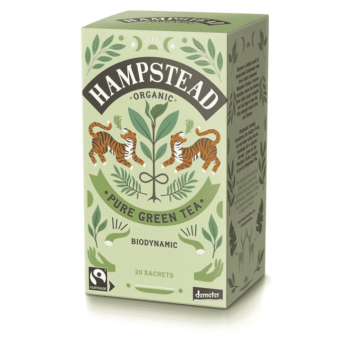 Hampstead Tea Organic Pure Green Tea 20s
