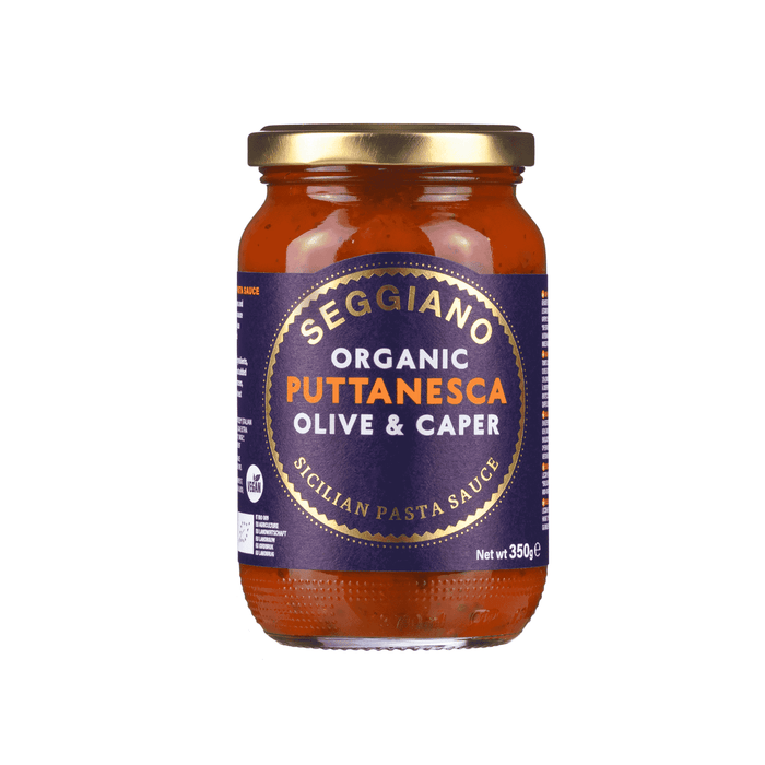 Seggiano Organic Puttanesca Olive & Caper Sicilian Pasta Sauce 350g