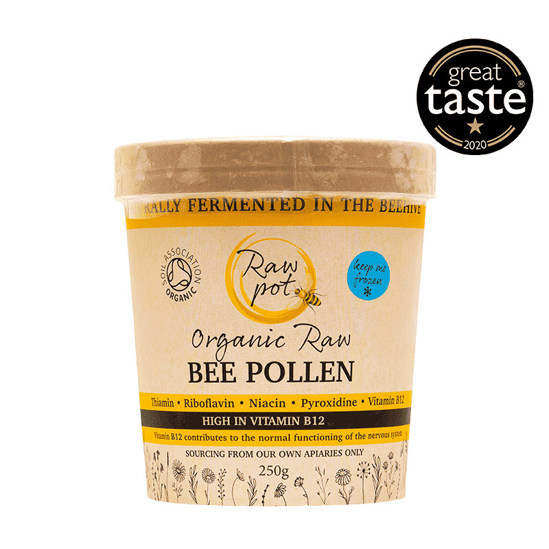 Raw Pot Organic Raw Bee Pollen 250g