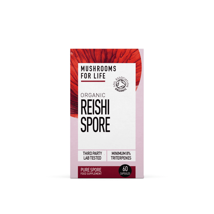 Mushrooms For Life Organic Reishi Spore 60s
