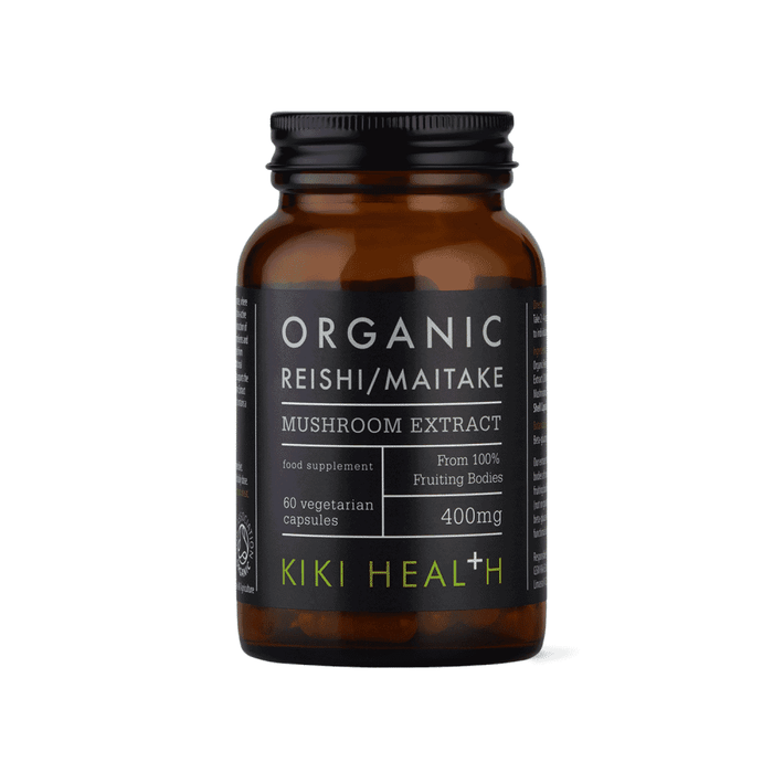 Kiki Health Organic Reishi/Maitake Mushroom Extract 60s