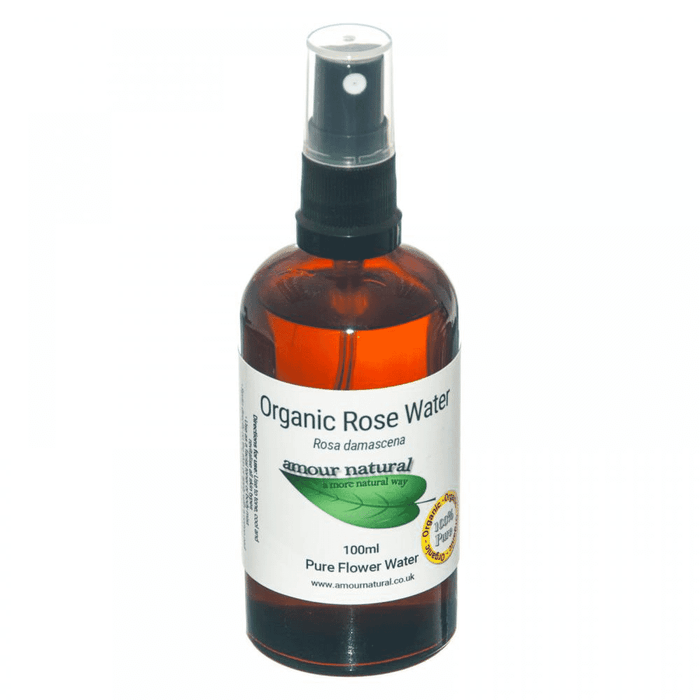 Amour Natural Organic Rose Water Pure Flower Water 100ml (Spray Bottle)