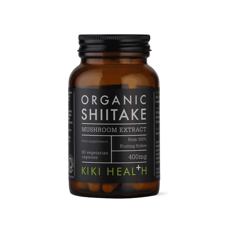 Kiki Health Organic Shiitake Mushroom Extract Capsules 60s