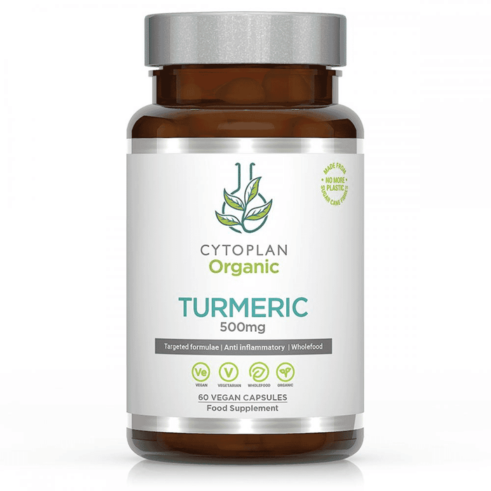Cytoplan Organic Turmeric 500mg 60s