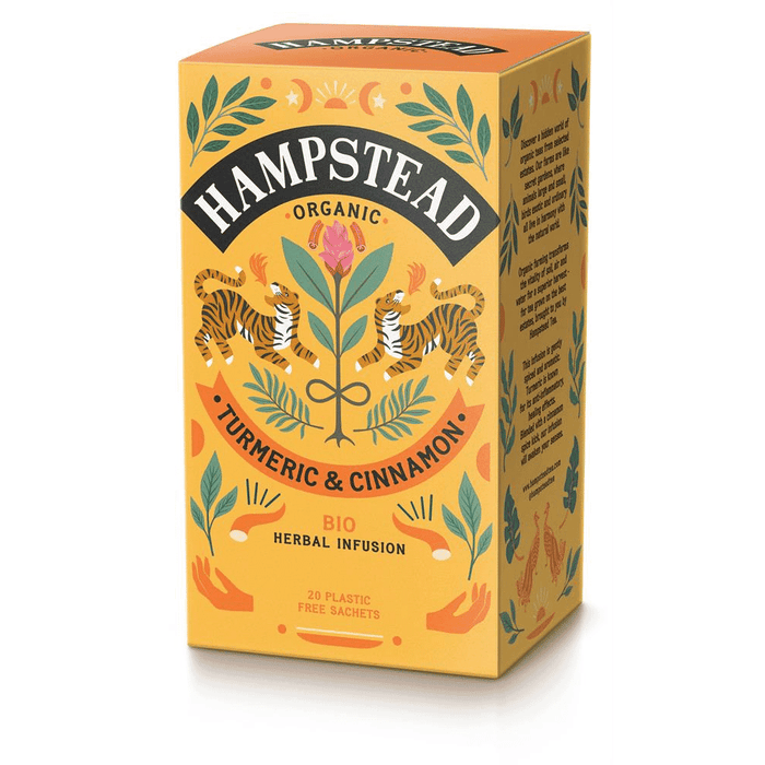 Hampstead Tea Organic Turmeric & Cinnamon Herbal Infusion 20s