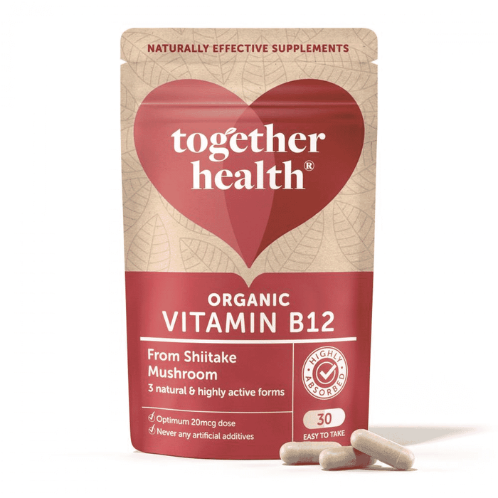 Together Health Organic Vitamin B12 From Shiitake Mushroom 30s