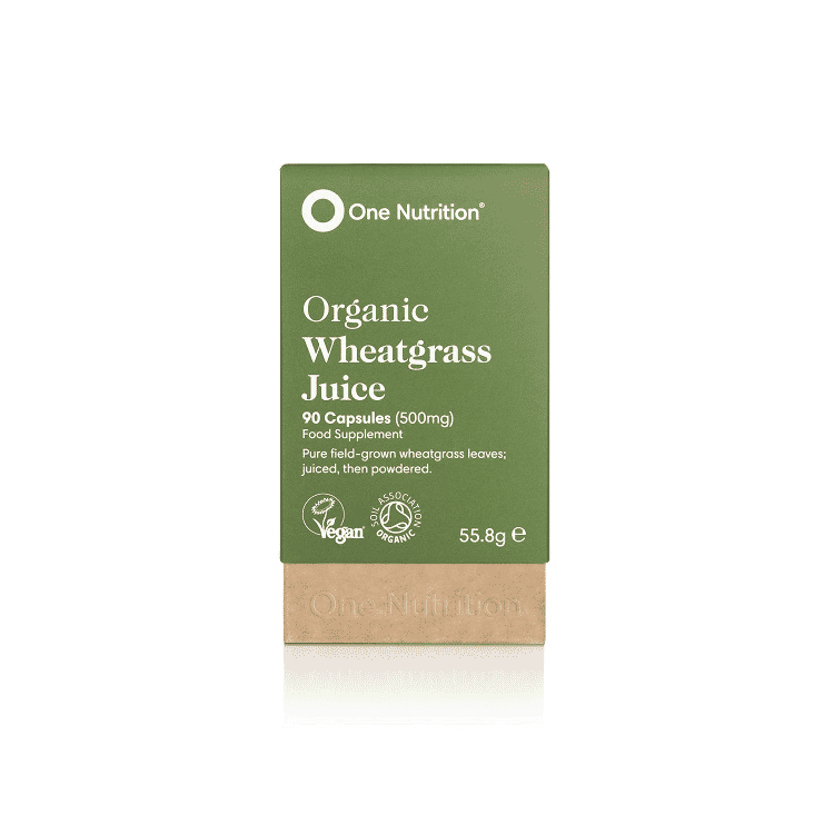 One Nutrition Organic Wheatgrass Juice 500mg 90s