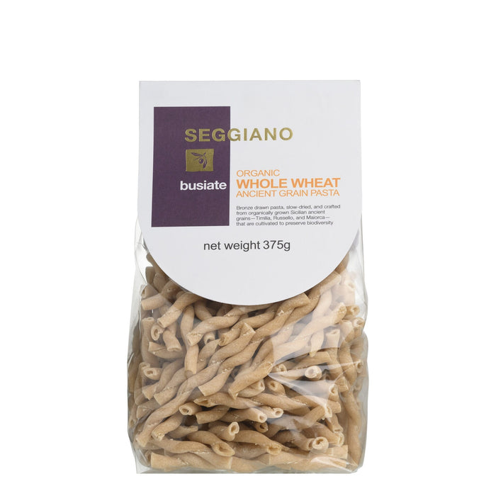 Seggiano Organic Wholewheat Ancient Grain Busiate 375g