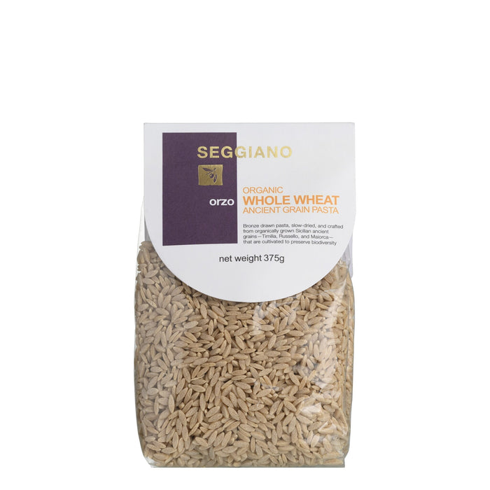 Seggiano Organic Wholewheat Ancient Grain Orzo 375g