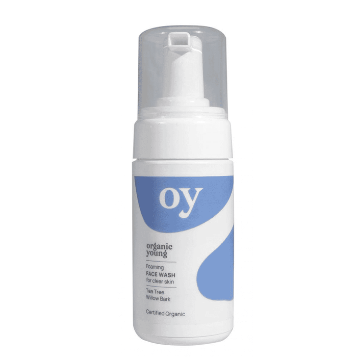 Green People Organic Young Foaming Face Wash for Clear Skin Tea Tree & Willow Bark 100ml