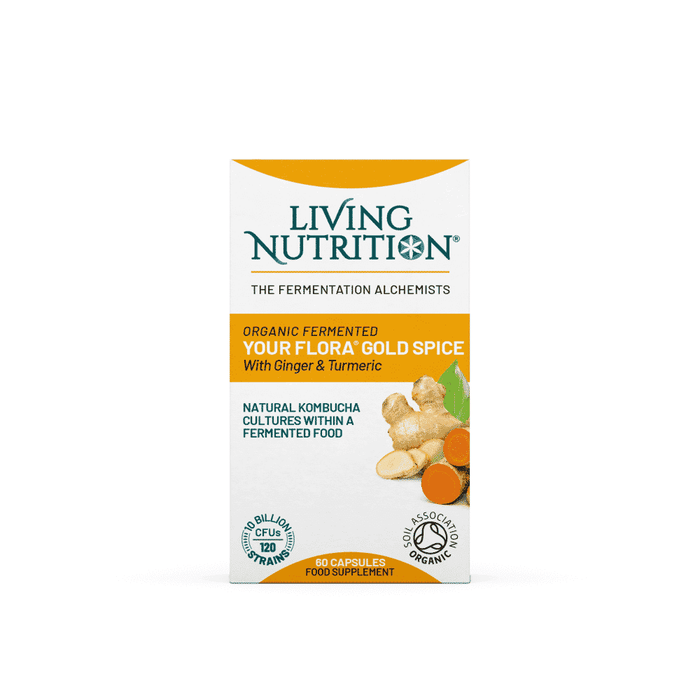 Living Nutrition Organic Your Flora Gold Spice 60s