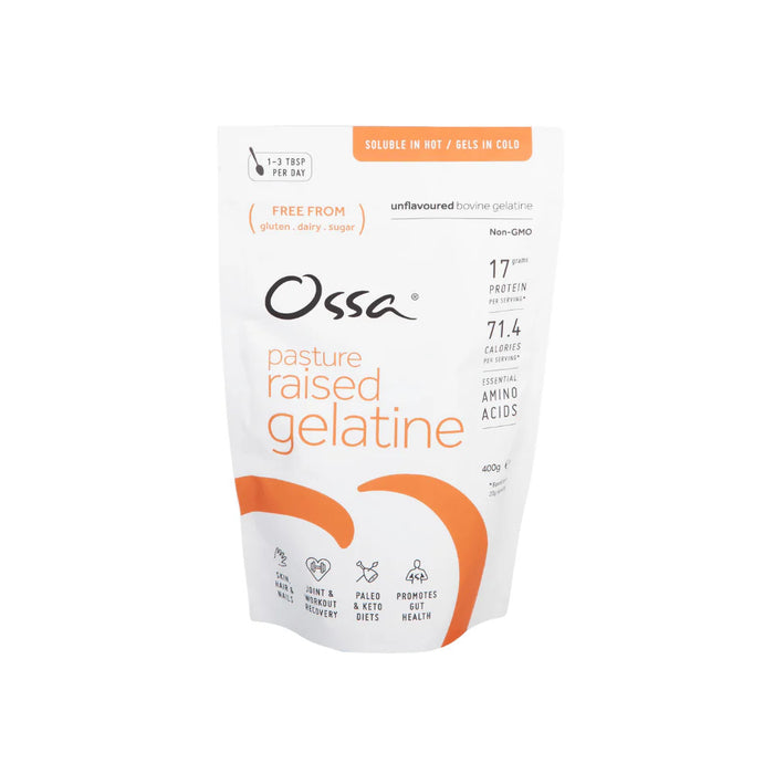 Ossa Pasture Raised Gelatine 400g - Dennis the Chemist