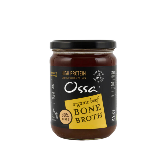 Ossa Organic Beef Bone Broth 515ml - Dennis the Chemist