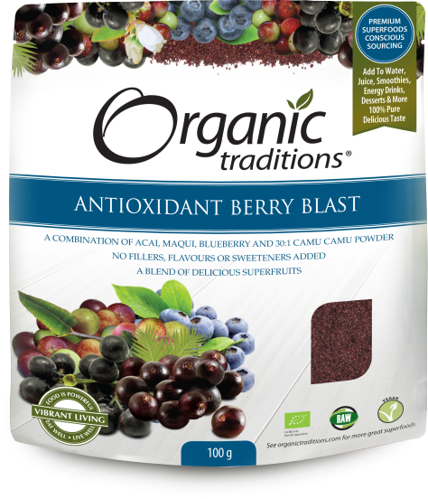 Organic Traditions Antioxidant Berry Blast 100g - Dennis the Chemist