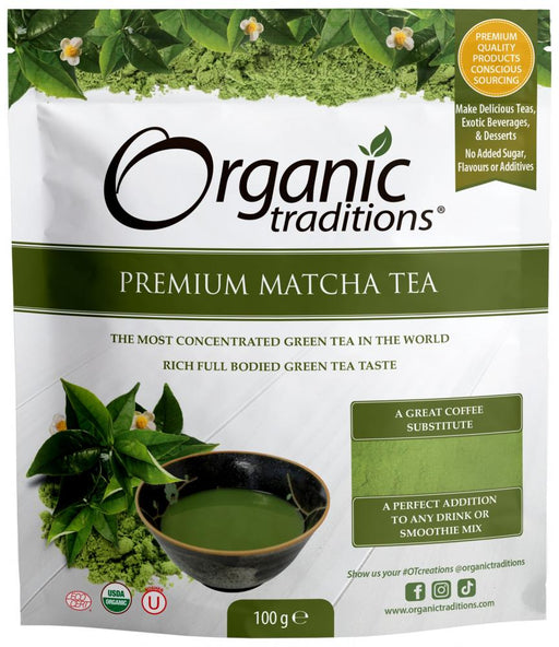 Organic Traditions Premium Matcha Tea 100g - Dennis the Chemist