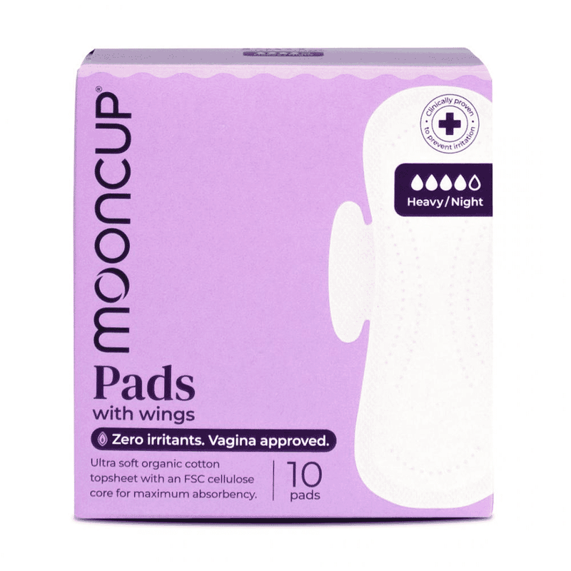 Mooncup Pads with Wings Heavy / Night 10s