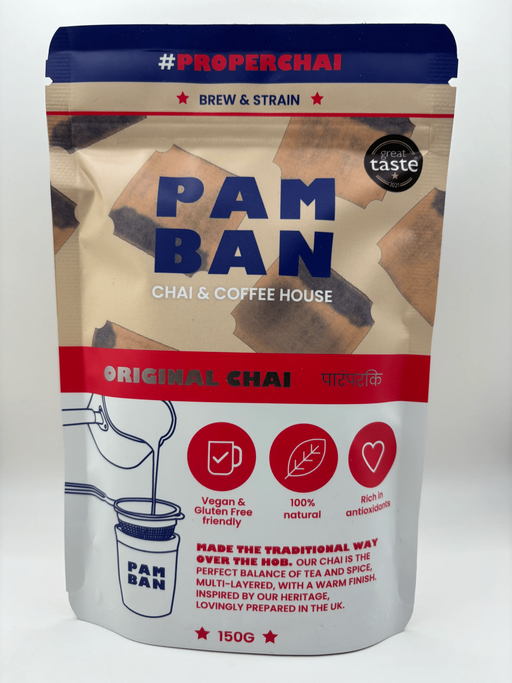 Pamban Chai & Coffee House Brew & Strain Original Chai 150g - Dennis the Chemist
