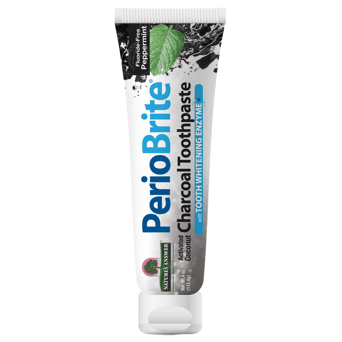 Nature's Answer PerioBrite Charcoal Toothpaste Peppermint 113g